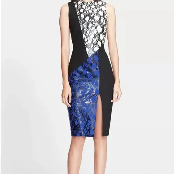 elizabeth and james cocktail dresses Elizabeth And James Black V-Neck Viscose Cocktail Dress Size 6 US